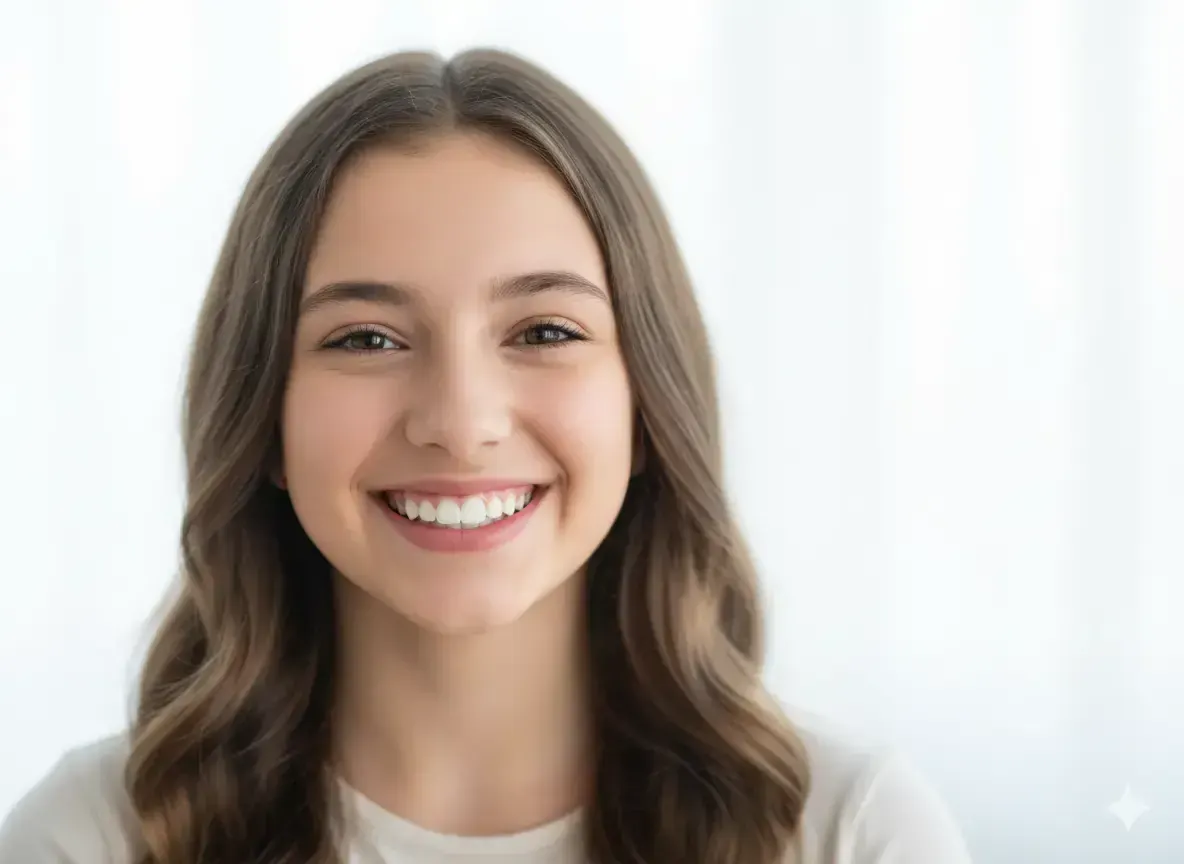 Sourire après un traitement orthodontique